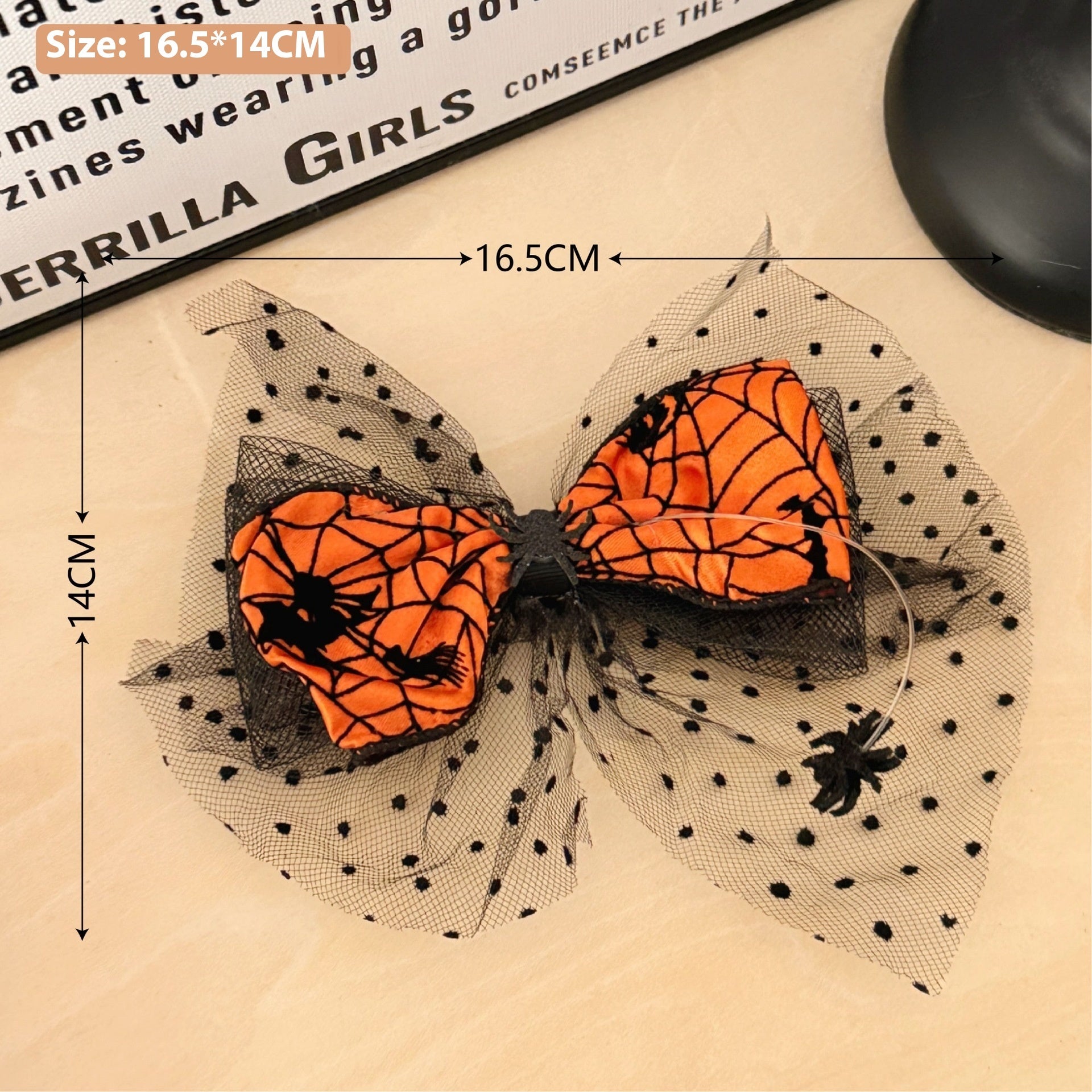 New Halloween Children's Bow Funny Barrettes
