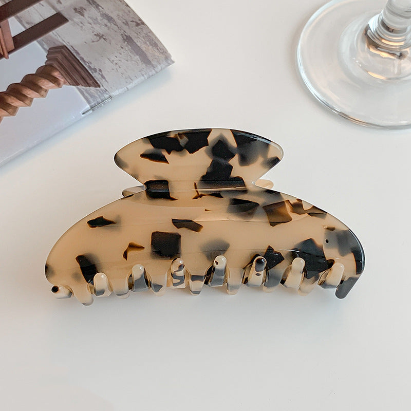 Acetic Acid High-end Leopard Print Hair Clip