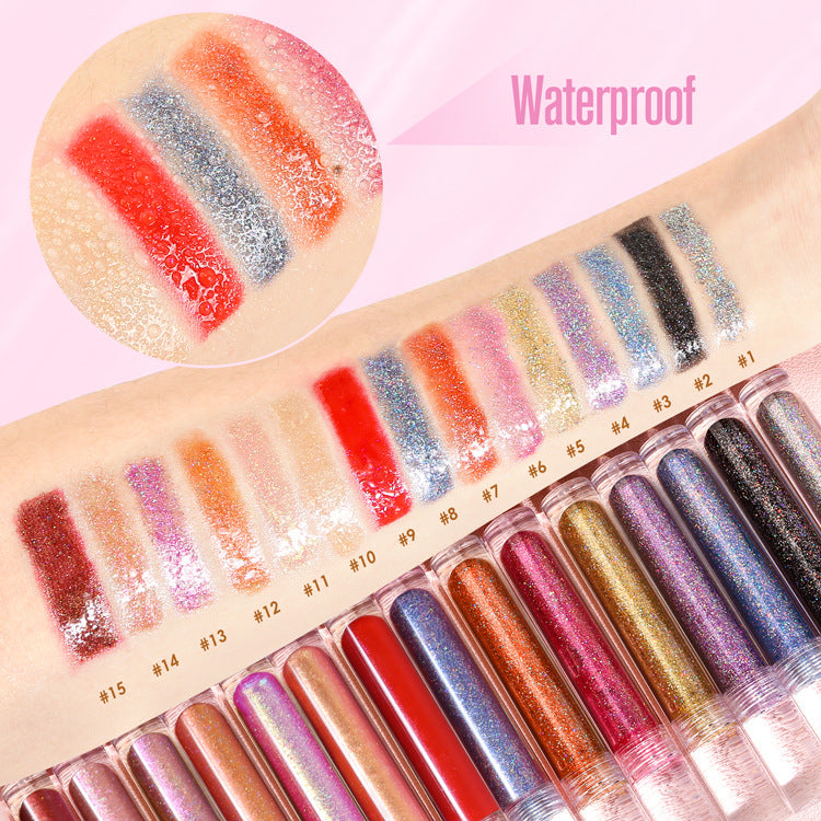 15 Color Laser Lip Lacquer Waterproof And Moisturizing Moisturizing Chameleon Lip Gloss Lipstick