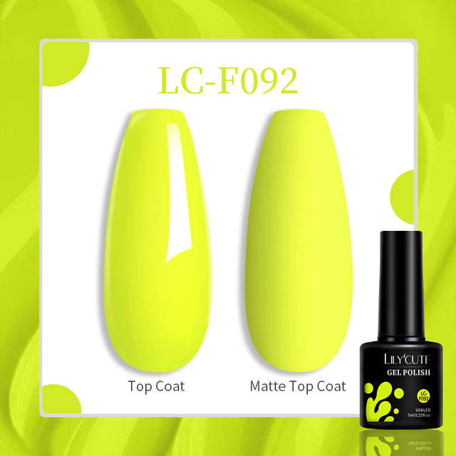 Lilycute 7ML Nail Gel Polish Summer Neon Gel Polish