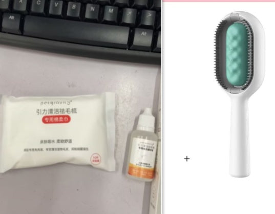 Gravity Hair Removal With Water Injection Cleaning Comb