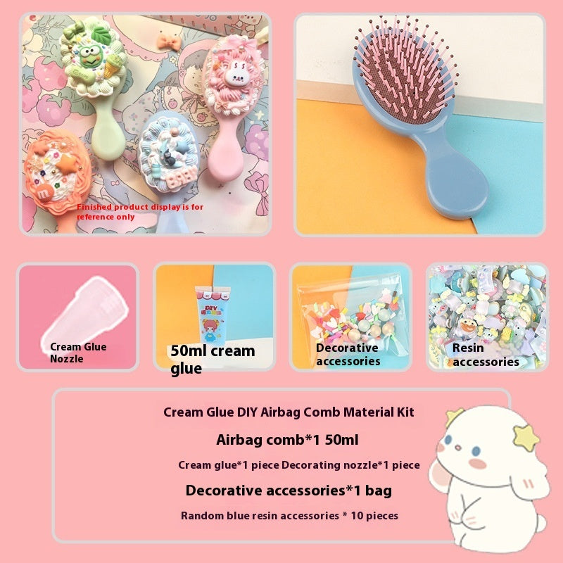 Cream Glue Comb Diy Material Package
