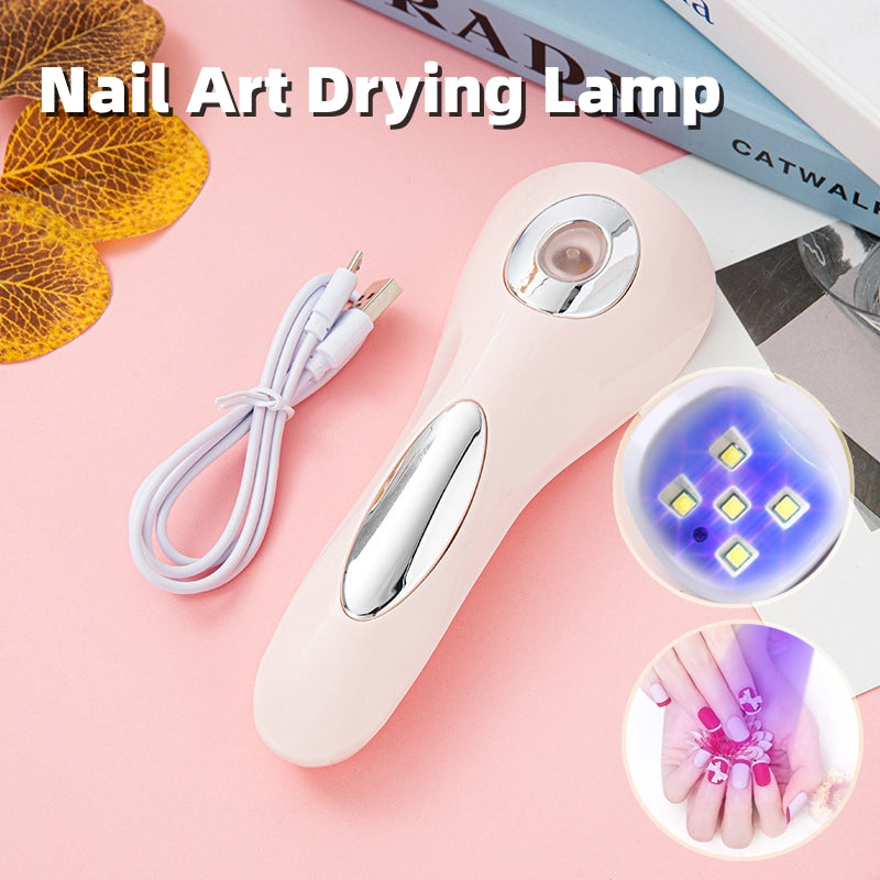 Handheld Nail Art Drying Lamp UV LED Lamp For Nails Rechargeable Mini LED UV Lamp Nail Dryer For Gel Nails Portability Nail Art Tool