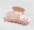 Jelly Colored Three-dimensional Bow Shark Clip