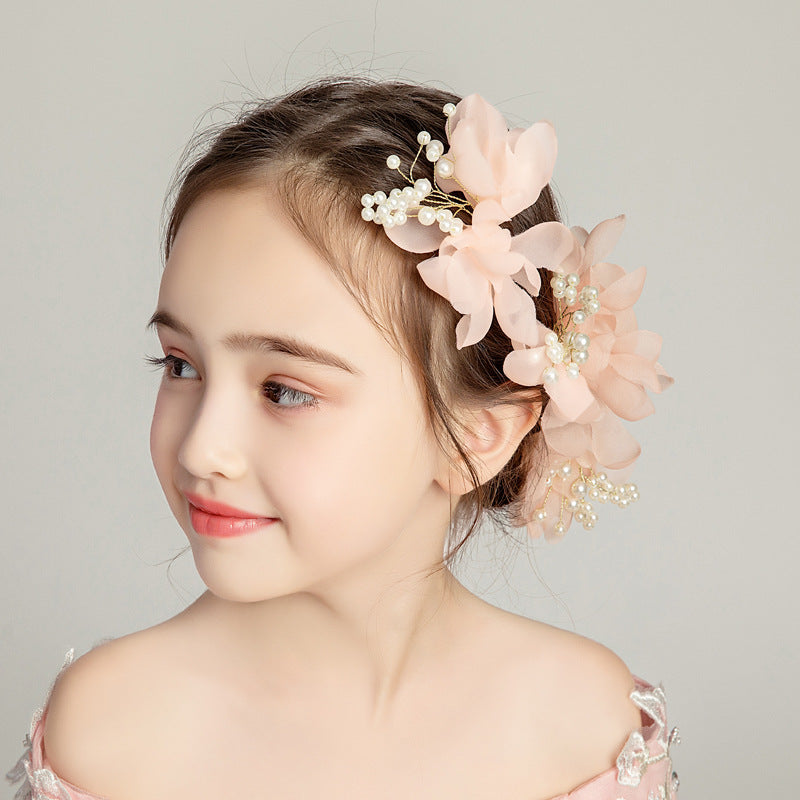 Cute Little Princess Jewelry Elegant Hairpin Flower Set