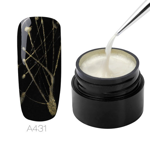 Rosalind spider nail gel Carved nail polish