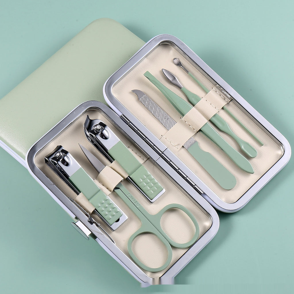 Mockup Stainless Steel Nail Scissor Set 18-piece Manicure Implement  Clippers