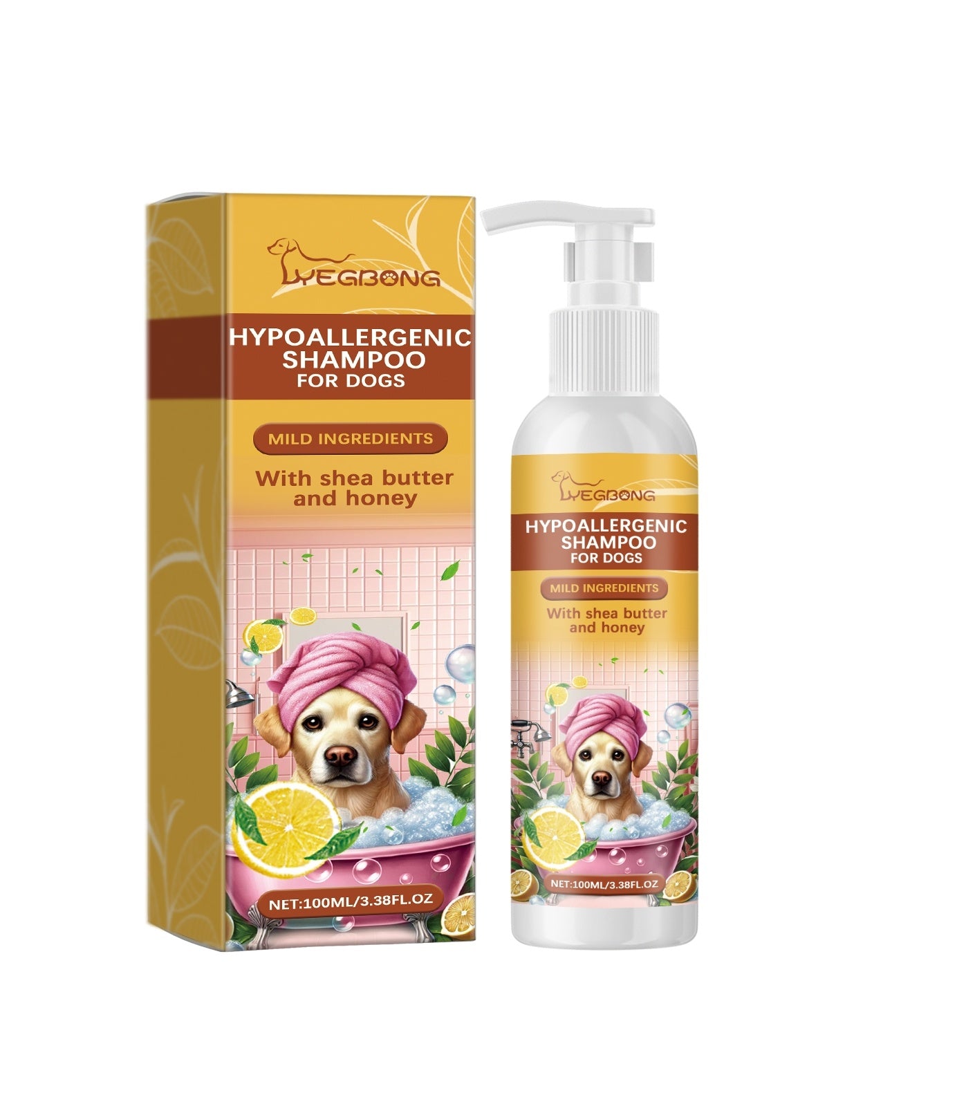 YegBong Odor Control Pet Shampoo For Dogs
