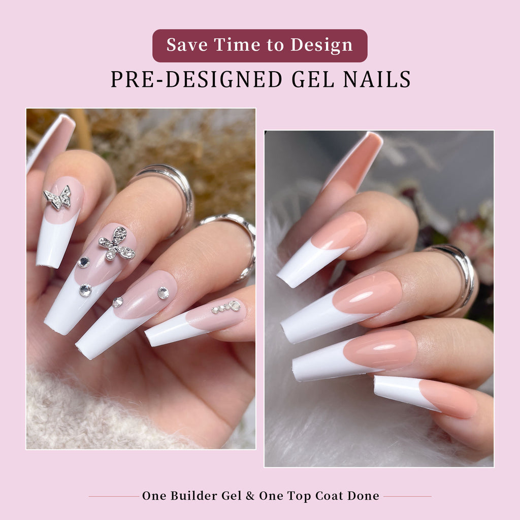 French Wear Seamless Removable Nail Stickers