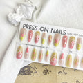 Dopamine Sweet Cool INS Style Dark French Fake Nail Tip