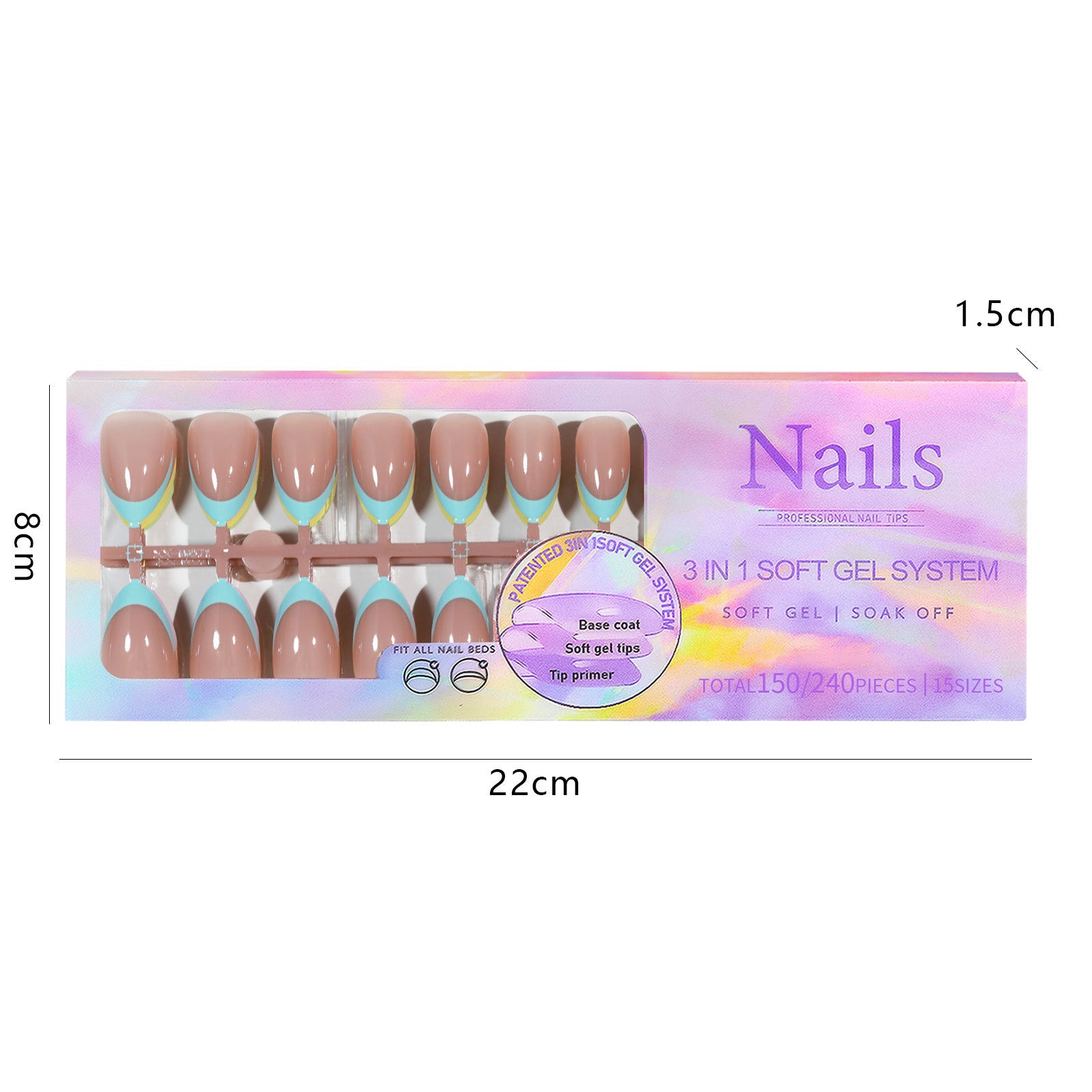 Manicure Wear Nail French Seamless Wear Nail Detachable