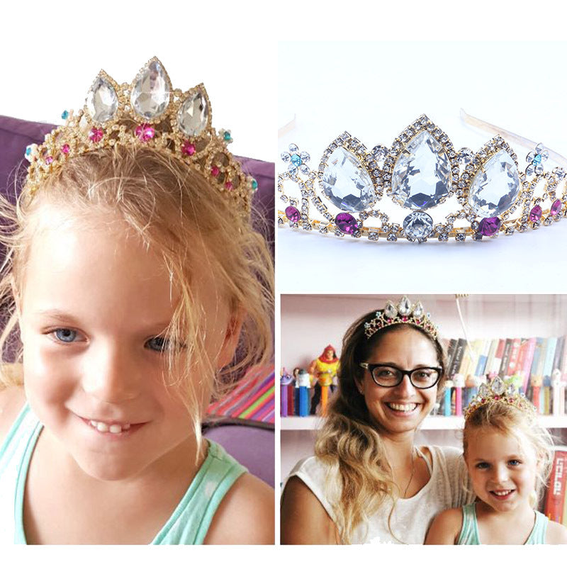 European Style Rhinestone Wedding Big Crown