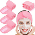 Hook & Loop Band Face Washing Female Yoga Headband Internet Celebrity Makeup Mask Headband Beauty Salon Hair Towel