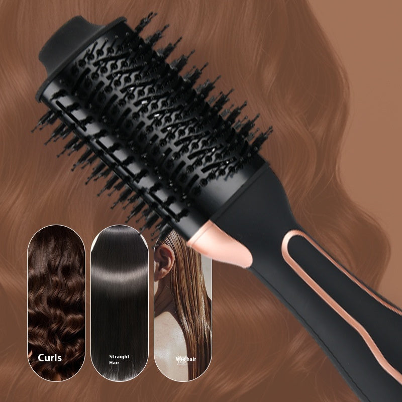 Three-in-one Blowing Combs Rolls Straight Comb