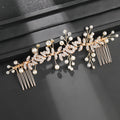 Silver Flower Headwear Insert Comb