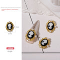 Baroque Retro Beauty Head Nail Accessories