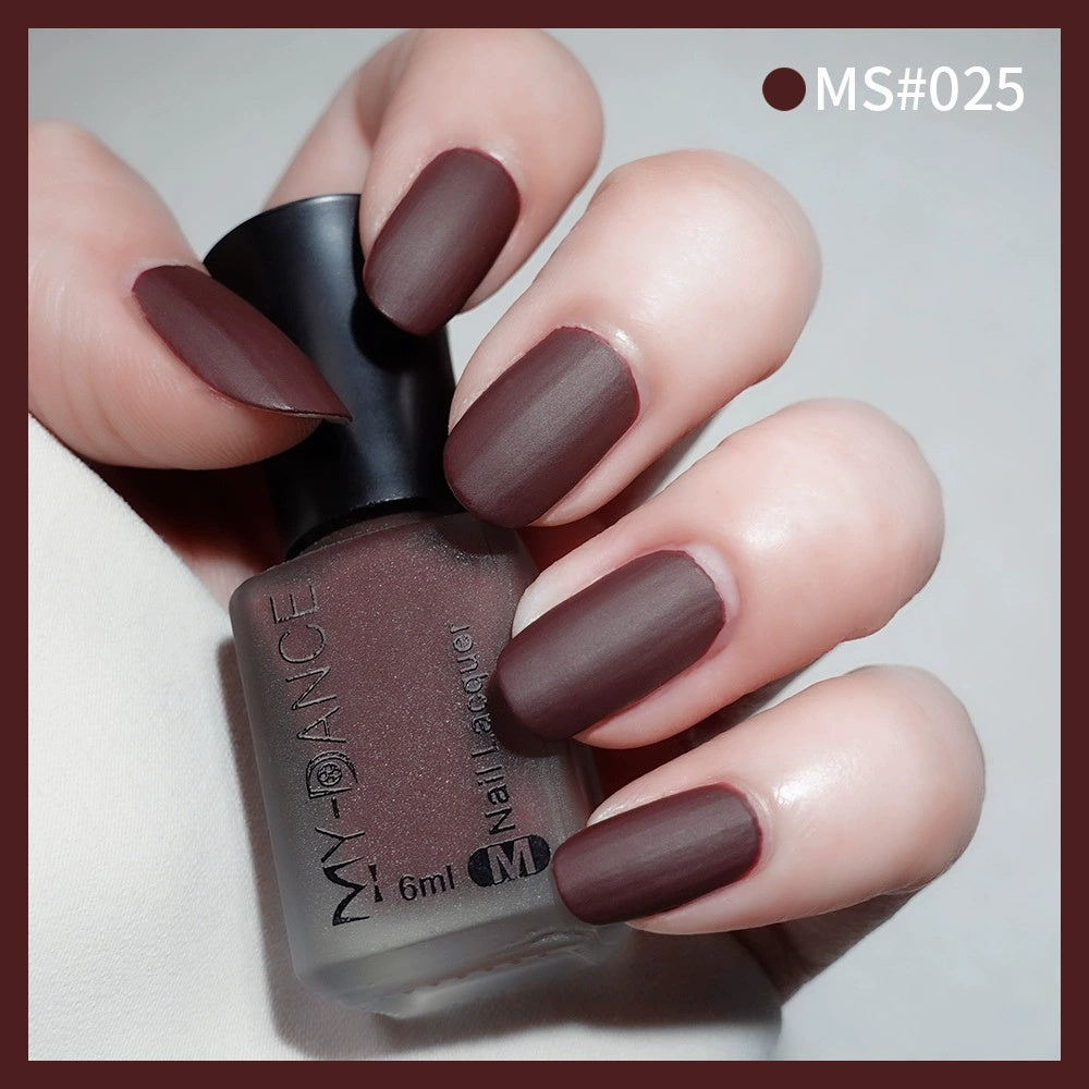 MyDance No Bake Velvet Matte Scrub Nail Polish