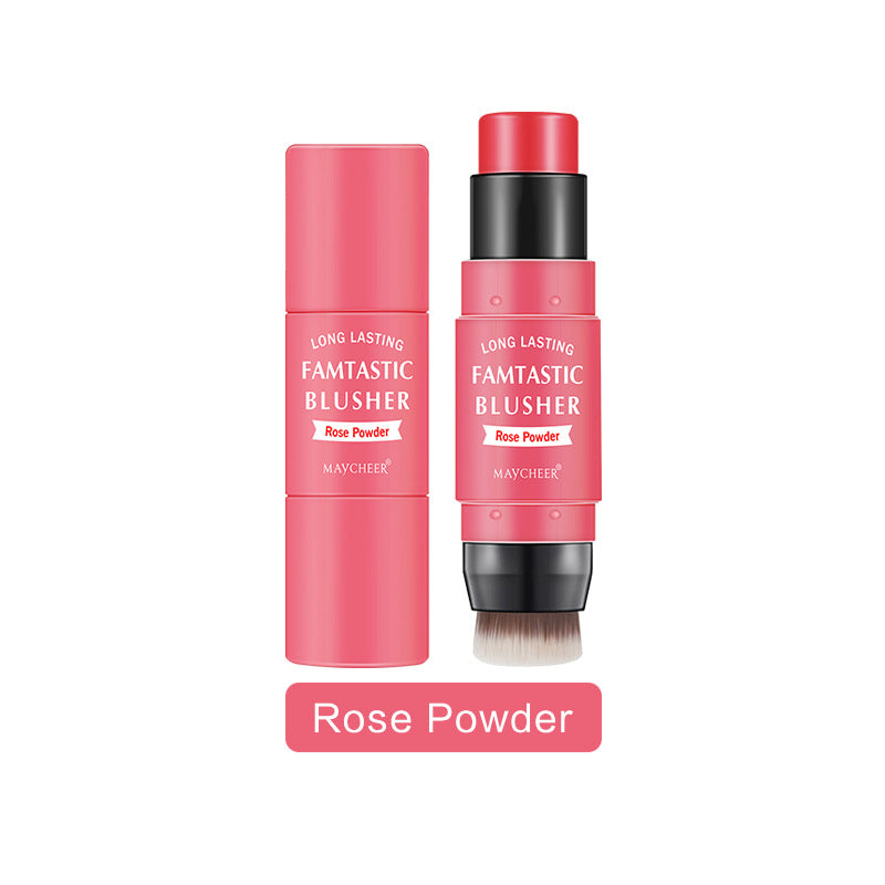 Maycheer Two-in-one Blush Stick Portable Thin And Glittering Special