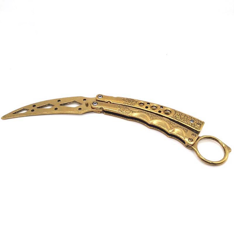Butterfly Blade Practice Shake Hand Knife Comb Folding Toy
