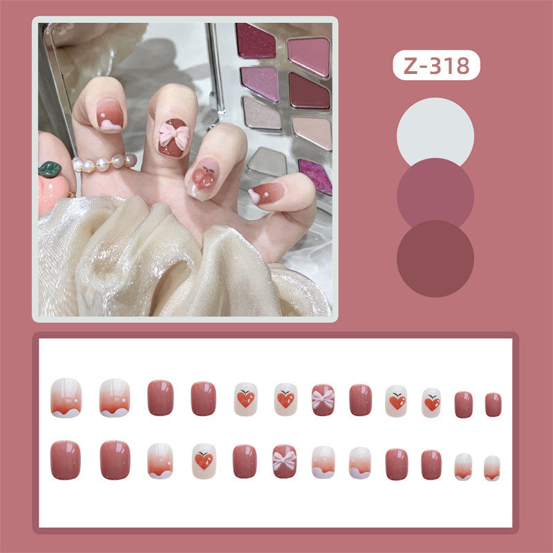 Wearing The Finished Nail Patch