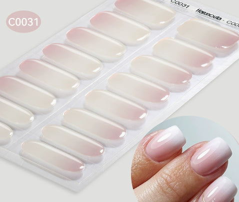 Harunouta Nail Stickers UV Gel Nail Sticker Semi-curing
