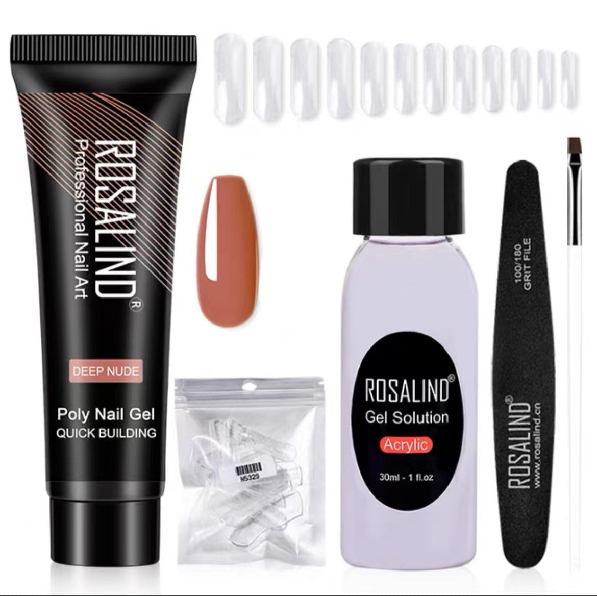 Rosalind Extension Gel Polish Kit For Manicure Poly Nail Gel Set For