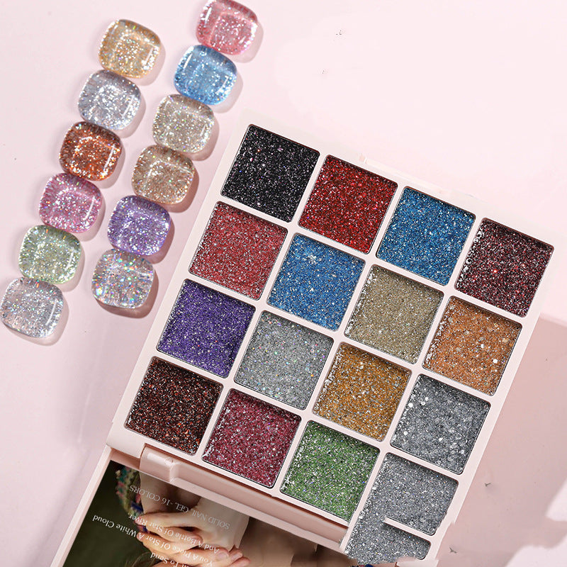 Blue Place Spring And Summer Color Solid Nail Polish Eyeshadow Palette