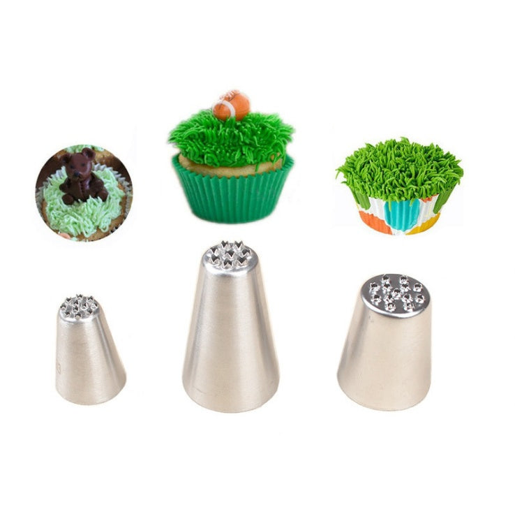 Stainless steel cream flower mouth