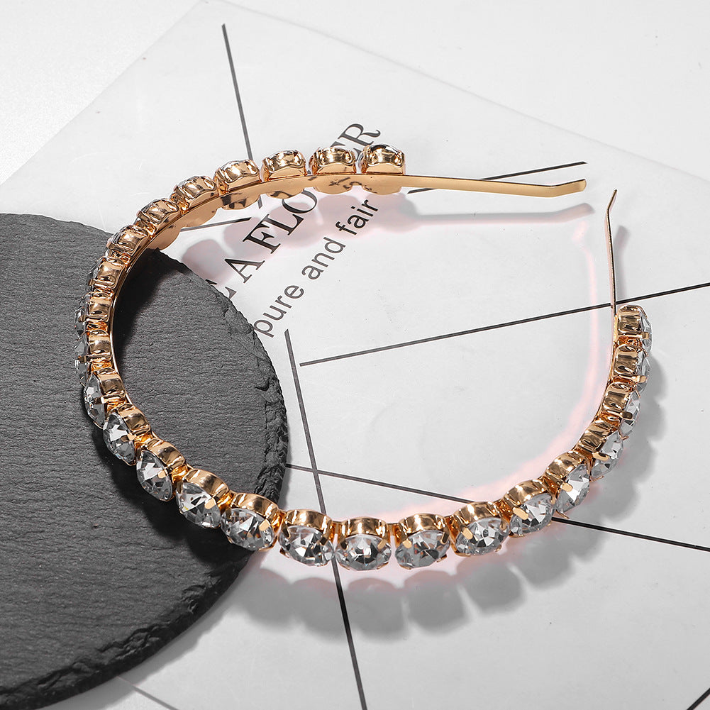 New Popular Geometric Crystal Luxury Bridal Headwear