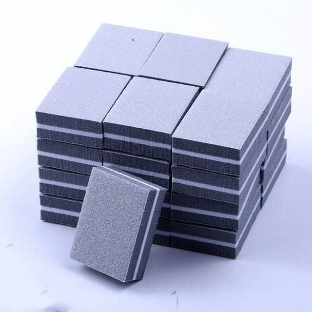 Two-sided mini nail file block