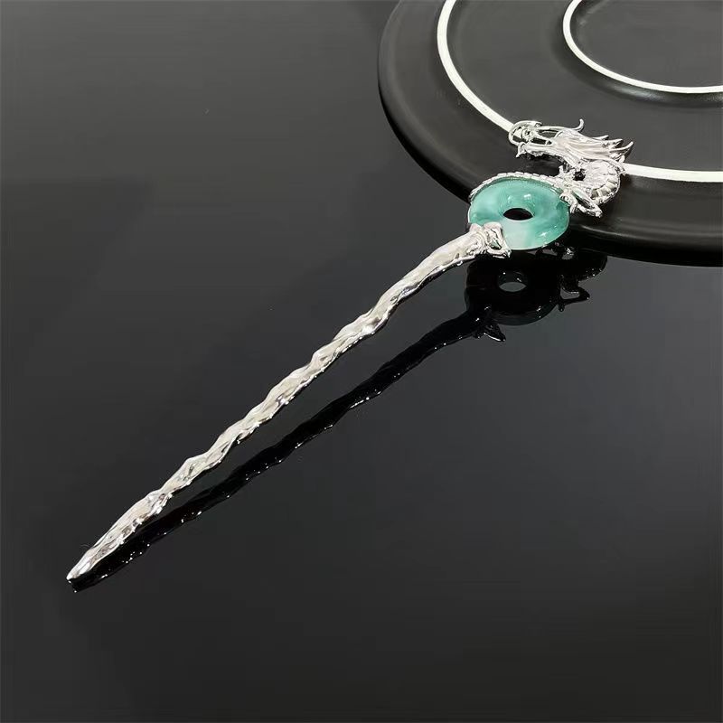 Jade Tassel Hairpin Female Niche Design