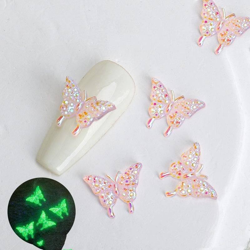 Aurora Butterfly Nail Accessories