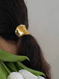 French Design Heavy Industry Copper Casting Bumpy Hair Buckle