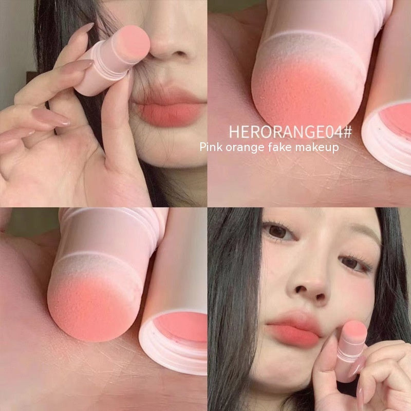 Herorange Vigorous Bang Blush Stick Brightening Color Rendering Natural Long Lasting Delicate