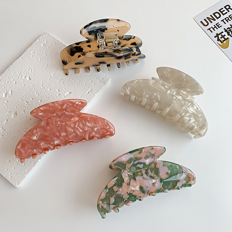 Acetic Acid High-end Leopard Print Hair Clip