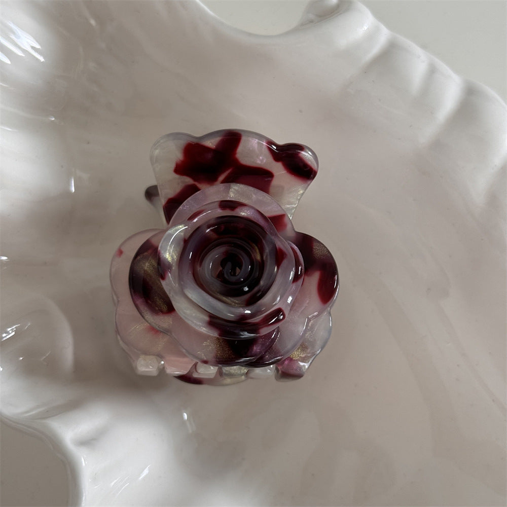 Flower Acetate Hairpin Sweet Petals Simple