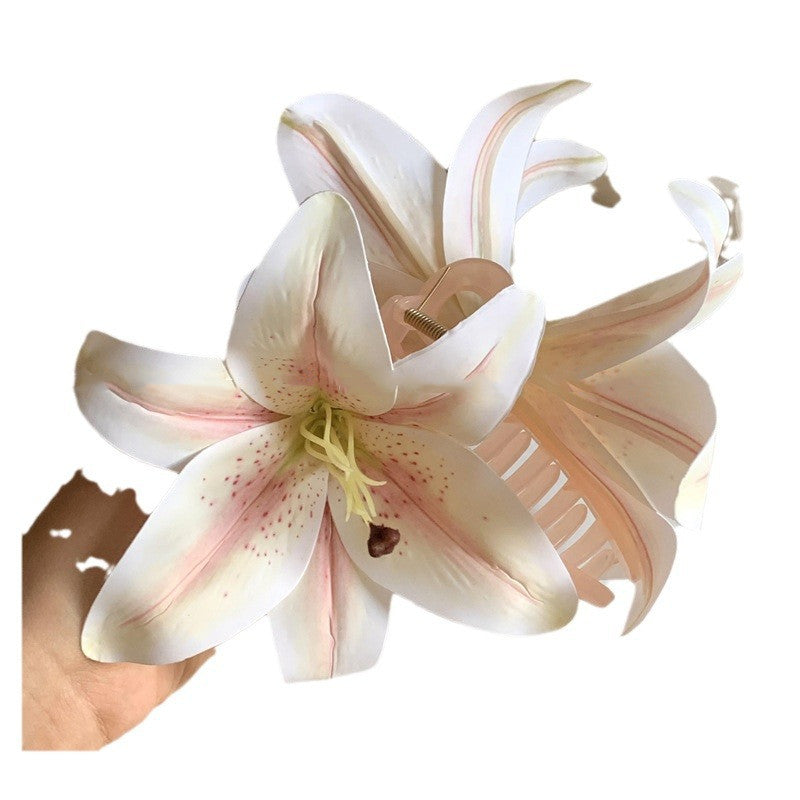 Niche Super Fairy Three-dimensional Lily Grip Girl