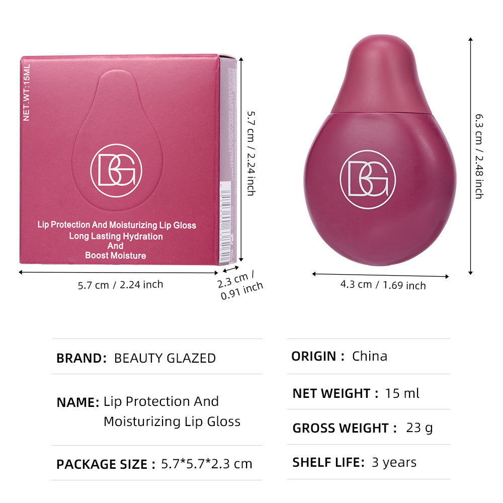 4-color Lip Moistening Colored Lip Lacquer