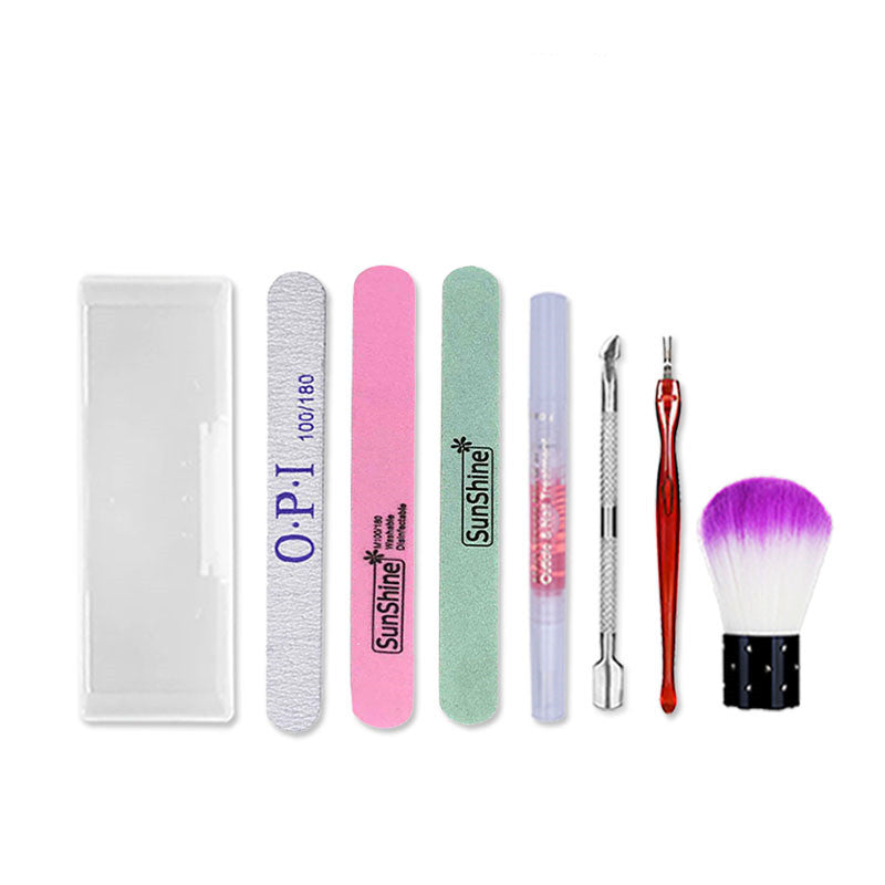 Sunshine O. P. I. Nail Polishing Tool Set Nail Rubbing Strip File Sanding Strip
