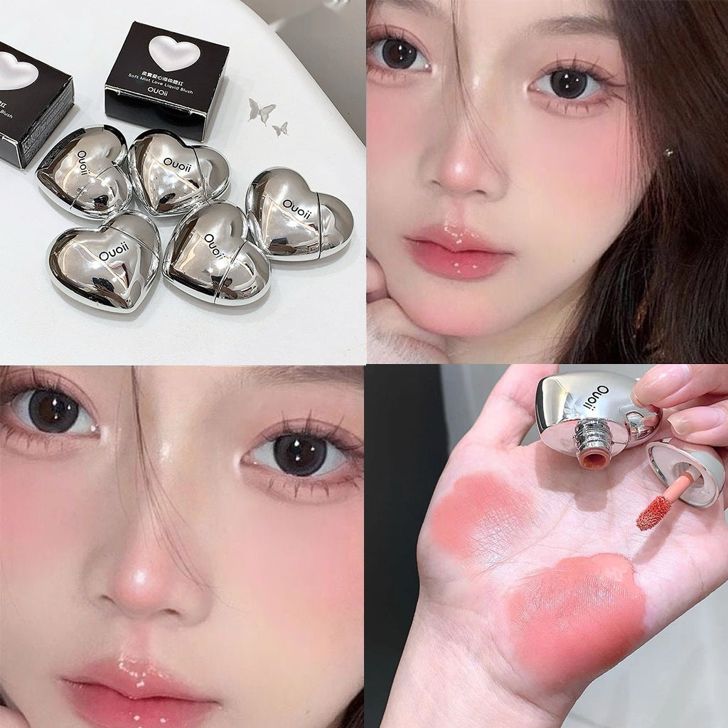 Ouoii Portable All-match Soft Mist Love Liquid Blush