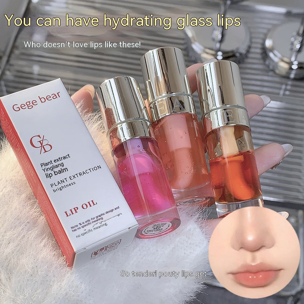 Plant Extract Brightening Lip Moisturizing Oil Anti-chapping Moisturizing