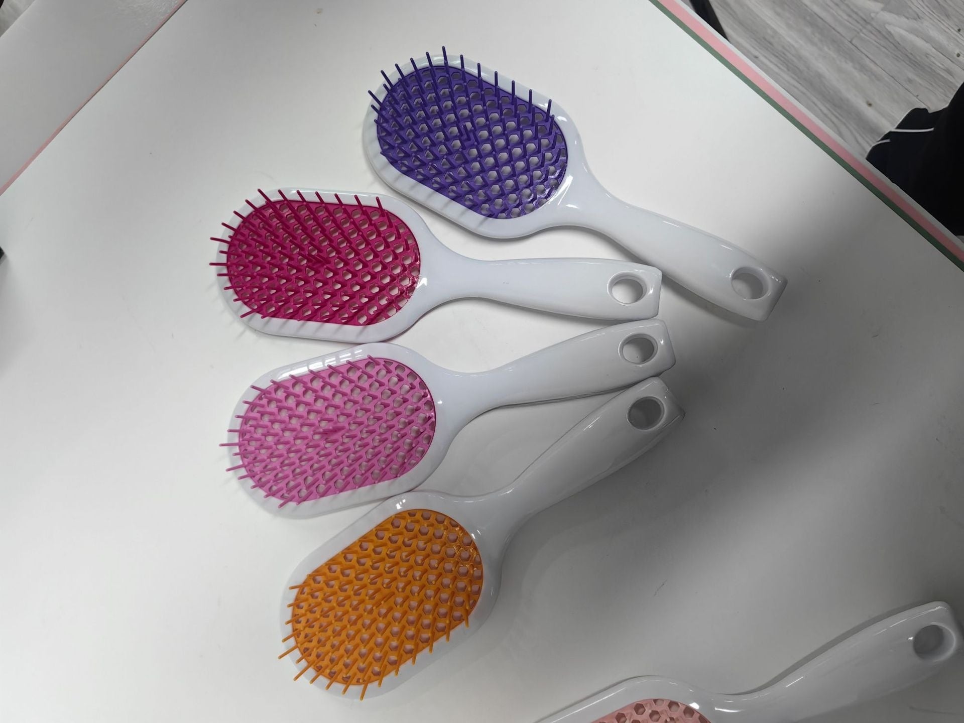 Household Wet And Dry Hollow Comb Shape Mesh Comb
