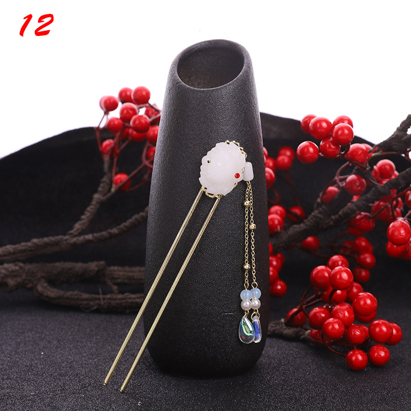Antique Hairpin Plate Hair Fringe Comb Simple Atmosphere