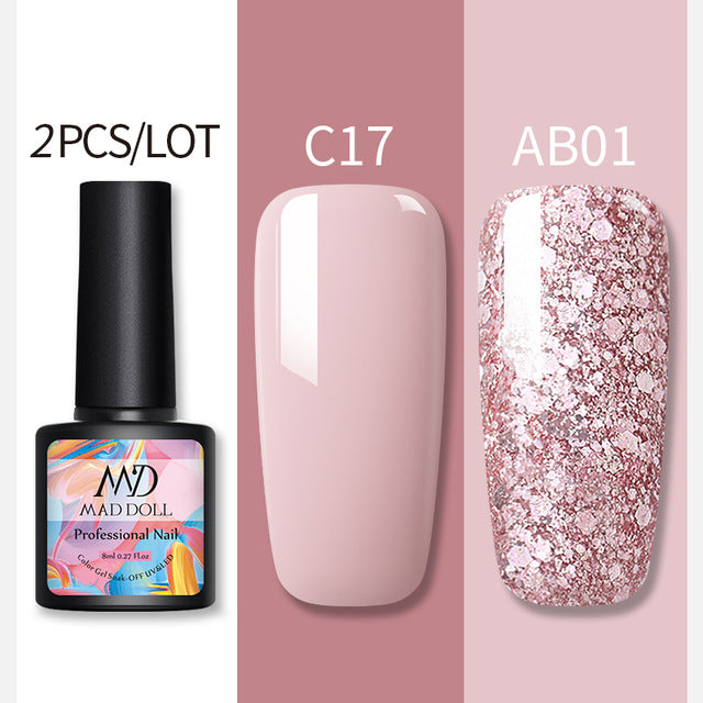 MAD DOL pure color nail polish