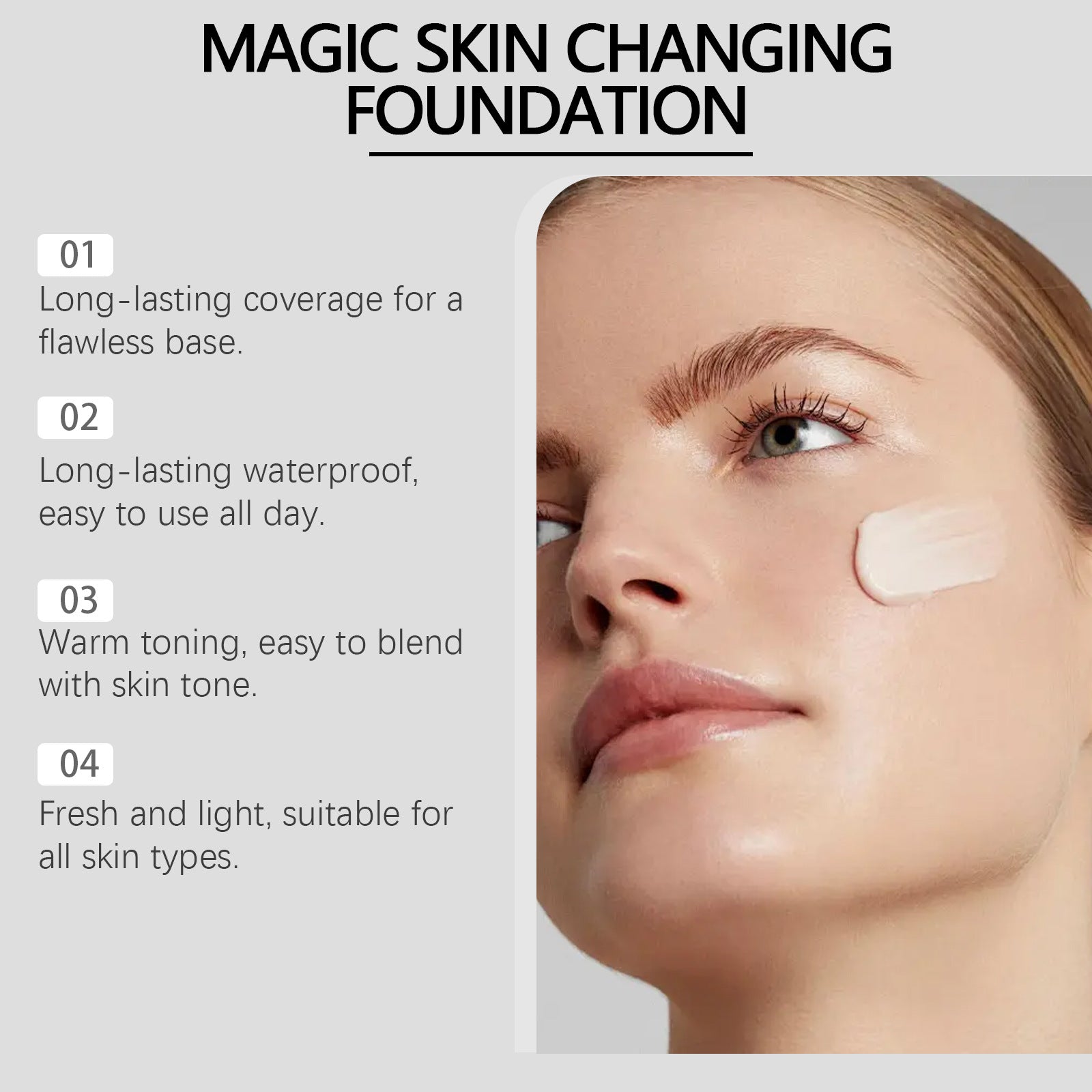 Temperature Change Longwear Foundation Light And Thin