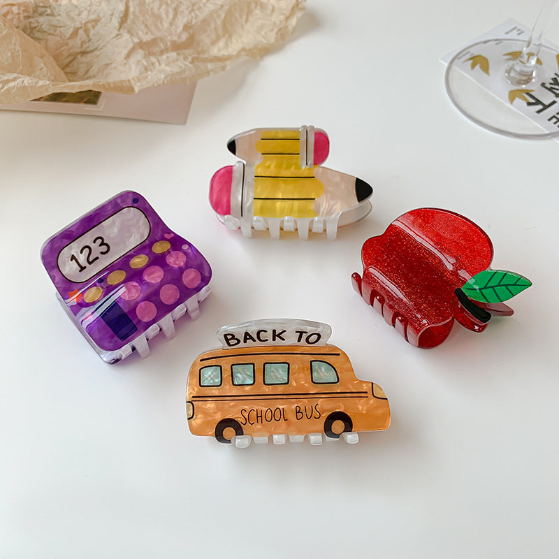 Cute Cartoon Car Style Grip Hairware Women's