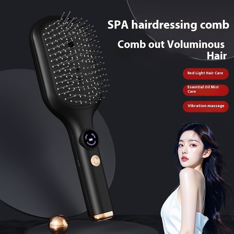 Four-in-one Beauty Comb Red Light EMS Massage Comb