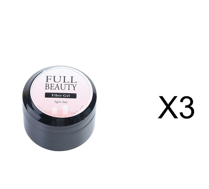 Full Beaty Fiber extension rubber reinforcement repair nail polish