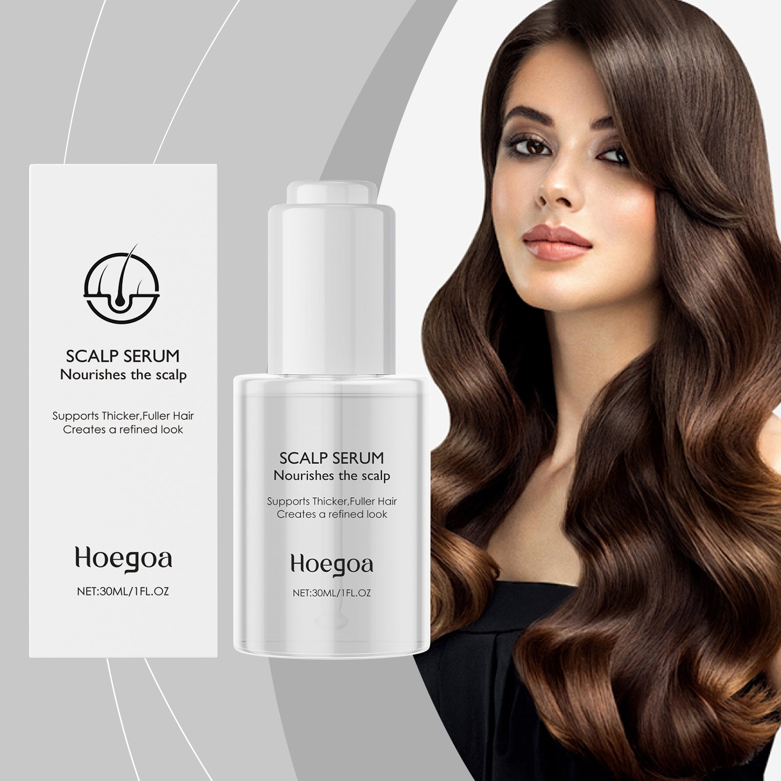 Scalp Serum Gentle Moisturizing Scalp Care Smooth Hair Gloss Hair Conditioner