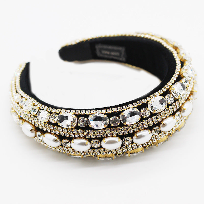 European and American Baroque headband